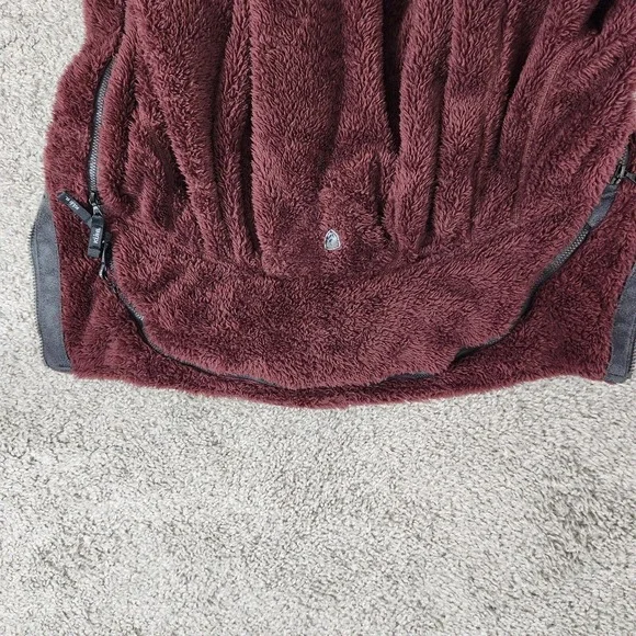 Kuhl Women's Flight Jacket Italian Fleece Hooded Pockets Thumb Loops Size M - Picture 9 of 16